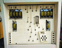 Image # 77365: Safari Early Production Backbox - Insert 
(The cabinet has been repainted. Serial number 1029.)