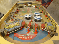 Image # 74620: Safari Early Production Playfield - Downfield View 
(Serial number 1098.)