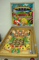 Image # 24304: Screamo Cabinet - Front View 
(The cabinet was repainted but is included here to show its other features.)