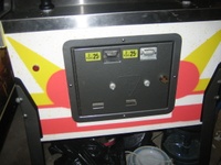 Image # 42685: Sea Hunt Cabinet - Front 
(This game was obtained New In Box in 2004, five years before this photograph was made. Serial number 8943.)