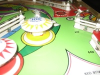 Image # 42681: Sea Hunt Playfield - Detail 
(This game was obtained New In Box in 2004, five years before this photograph was made. Serial number 8943.)