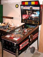 Image # 31660: Secret Service Cabinet - Full View 
(The two spinning targets do not match the game in the manufacturer's flyer. The bumper cap colors are reversed as well.)