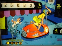 Image # 37425: See Saw German Backglass - Detail 
(Serial number 2542 or 2642.)