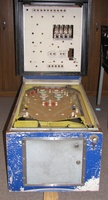 Image # 41034: See Saw Whitewood Cabinet - Front View 
(No coin door needed for this test cabinet.)