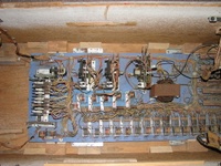 Image # 41038: See Saw Whitewood Mounting Board 
(Relays are identified with red or black handwriting.)