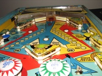 Image # 48845: See Saw Later Production Lower Playfield - Downfield View 
(Serial number 2606.)