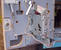 Image # 26779: See Saw Inside Later Production Front Door 
(Serial number 2545. This game is coined for francs.)
