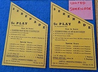 Image # 68910: Serenade Instruction and Score Cards