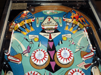 Image # 73378: Set Up Illuminated Upper Playfield - 4 Flippers