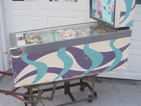 Image # 30822: Set Up Cabinet - Right - 2 Flippers 
(Two-flipper version. Serial number 58593.)