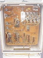Image # 30830: Set Up Inside Backbox - 2 Flippers 
(Two-flipper version. Serial number 58593.)