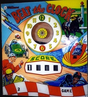 Image # 5434: Beat the Clock Backglass