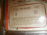 Image # 19612: Beat the Clock Instructions and Score Card
