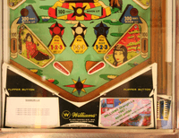Image # 79518: Shangri-La Lower Playfield 
(The card on the right side of the apron is not orginal to this game.)
