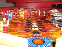 Image # 13429: Sharpshooter Playfield - Ball View 
(Some drop targets in this image are not original to this game.)