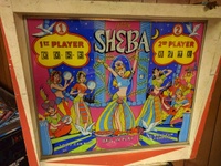 Image # 71189: Sheba Backglass 
(Serial number SH-1621.)