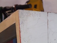 Image # 49300: Sheba Backbox Serial Number 
(Serial number SH-1016.)