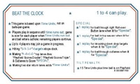 Image # 47290: Beat the Clock Instruction / Score Card