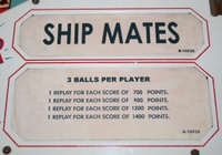 Image # 34808: Ship-Mates Score Card