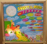 Image # 17365: Shoot the Moon Backglass - Illuminated