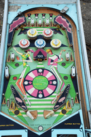 Image # 72927: Beat Time Playfield - Blue Version #91306 
(Serial number 91306.)