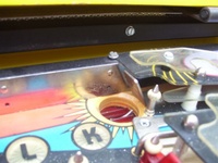 Image # 71864: Silver Slugger Upper Playfield Detail