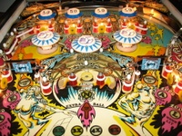 Image # 36196: Silverball Mania Illuminated Upper Playfield