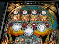 Image # 12300: Silverball Mania Illuminated Upper Playfield