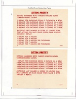 Image # 5325: Sittin' Pretty Score Card