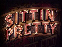 Image # 23194: Sittin' Pretty Illuminated Backglass - Detail