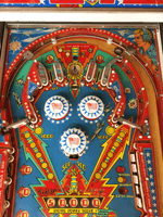 Image # 75813: The Six Million Dollar Man Upper Playfield 
(Serial number ESM1153.)