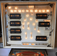Image # 75828: The Six Million Dollar Man Illuminated Backbox Insert 
(Serial number ESM1153.)