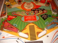 Image # 33823: Six Shooter Lower Playfield 
(No serial number was found on this game.)