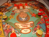 Image # 33822: Six Shooter Upper Playfield 
(No serial number was found on this game.)