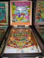 Image # 23122: Skill-Ball Front View 
(This is not the correct cabinet for this game. The cabinet belonged to Williams 1962 'King Pin'.)