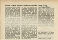 Image # 22522: Skipper German Press Release 
(From the German trade magazine M�nzautomat, October 1969.)