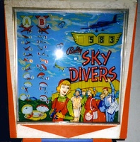 Image # 2077: Sky Divers Backglass