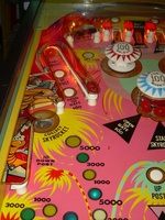 Image # 35098: Skyrocket Upper Left Playfield 
(Serial number 1640.)