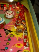 Image # 35100: Skyrocket Upper Right Playfield 
(Serial number 1640.)