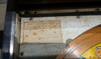 Image # 65330: Slick Chick Sample Game - Playfield Serial Number 
(The cabinet has serial number 01055S.)