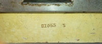 Image # 65335: Slick Chick Sample Game - Cabinet Serial Number 
(Serial number 01055S.)