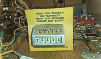 Image # 65341: Slick Chick Sample Game - Total Play Meter 
(Serial number 01055S.)