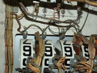 Image # 41061: Smart Set Engineering Sample - Inside Backbox  - Detail 
(Penciled lines indicate the location of lights.)