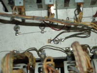 Image # 41064: Smart Set Engineering Sample - Inside Backbox - Detail 
(Penciled lines indicate the location of lights.)