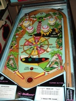 Image # 41046: Smart Set Engineering Sample - Playfield 
(The pink color used on this playfield was changed to red for production games.)