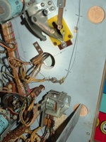 Image # 41069: Smart Set Engineering Sample - Under Playfield - Detail 
(Penciled lines are evident.)