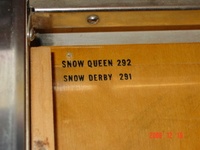 Image # 44258: Snow Derby Model Number 
(This playfield was used for both 2-player and 4-player versions.)
