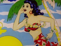 Image # 15132: South Pacific Backglass - Detail