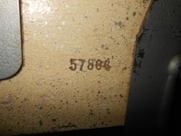 Image # 53148: Space Ship Serial Number 
(Serial number 57804.)