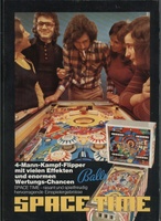 Image # 24894: Space Time German Ad 
(From the German operator magazine Automaten Markt, November 1972.)